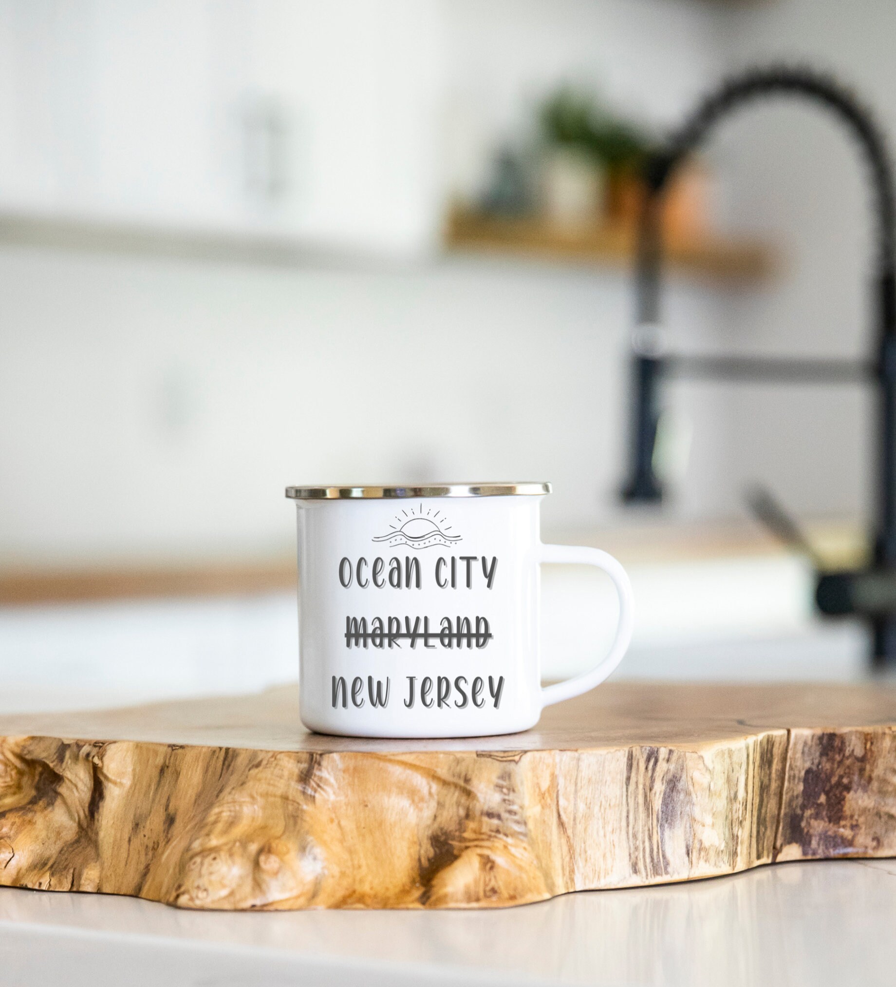 Ocean City NJ Gifts, OCNJ Mug, Funny Ocean City New Jersey Cup, Ocean