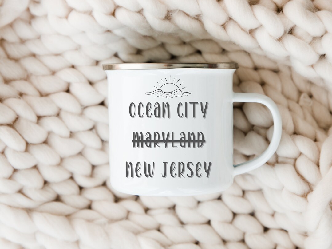Ocean City NJ Gifts, OCNJ Mug, Funny Ocean City New Jersey Cup, Ocean
