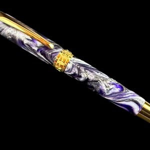 Zeus Gold Rollerball Pen | Luxury Handmade Gift for Writers, Executives And Mythology Lovers by Highlander