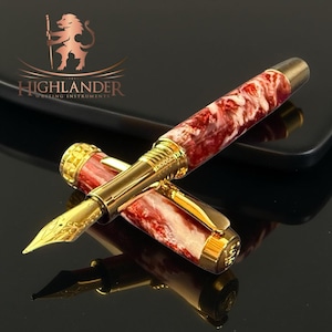 Pluma estilográfica Paris Red Gold: un regalo inolvidable para ella