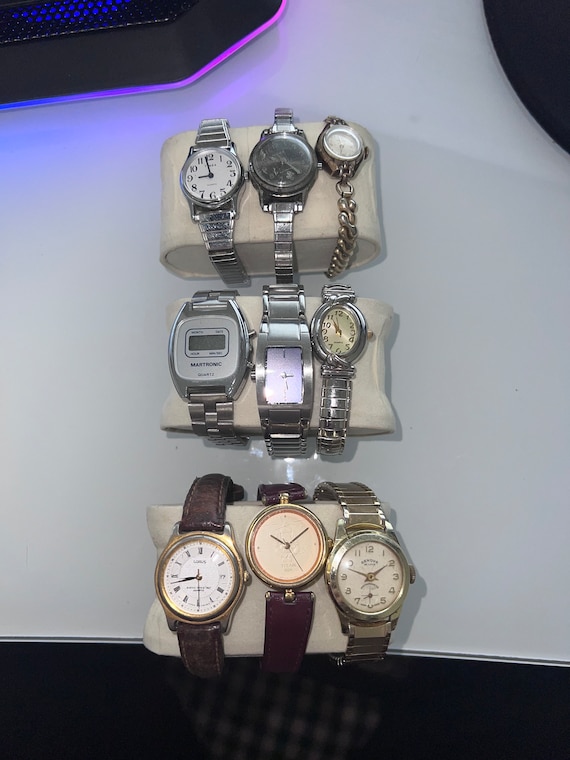 Vintage Women’s Wristwatches Lot of 9 watches