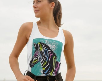 Painted Zebra Ladies Vest