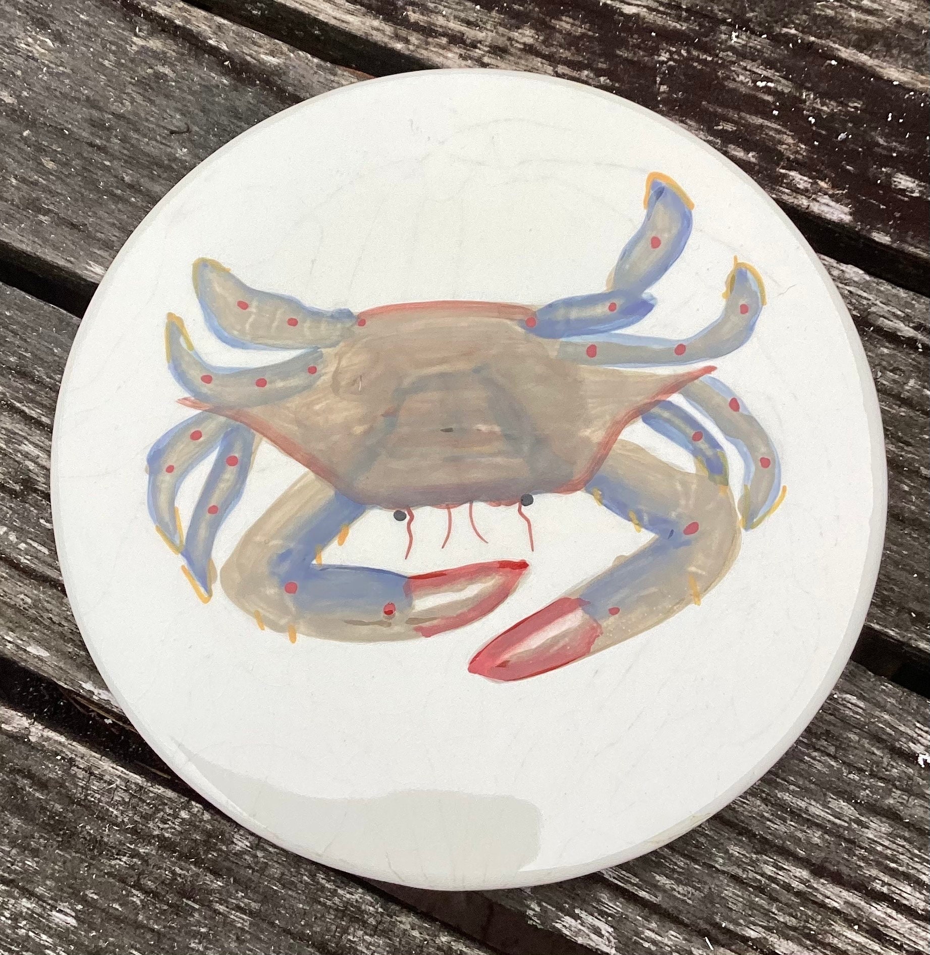  Blue Sky Ceramic Blue Crab Spoon Rest, Multicolor : Home &  Kitchen