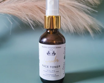 Organic Face Toner, Gentle Hydrating Facial Toner Skin Brightening Dewy Glow