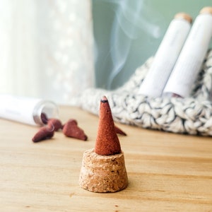 Incense Cones Handmade Cinnamon Scented Incense Cone Pack