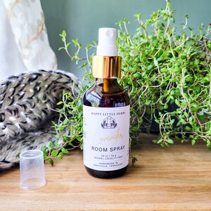 Organic Lavender Room Spray: Aromatherapy Linen & Air Freshener