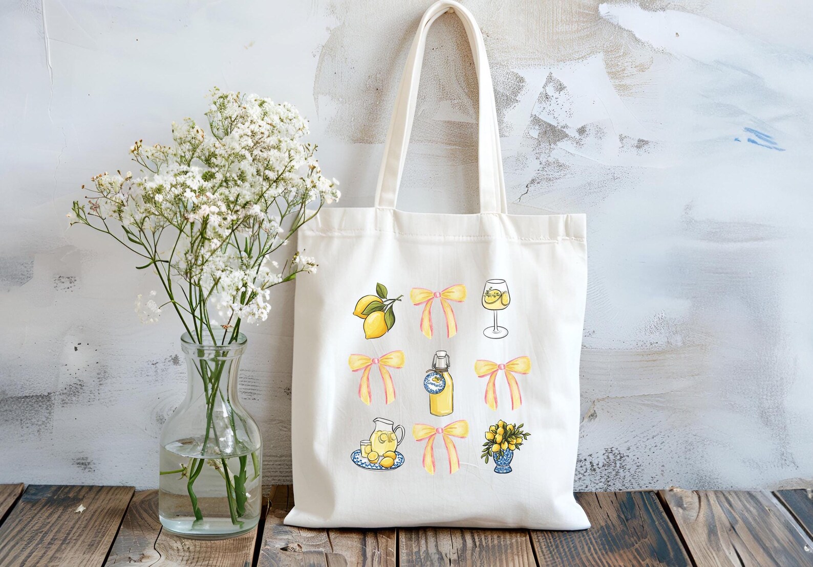 Limoncello Dream Hand-Beaded Mini Tote