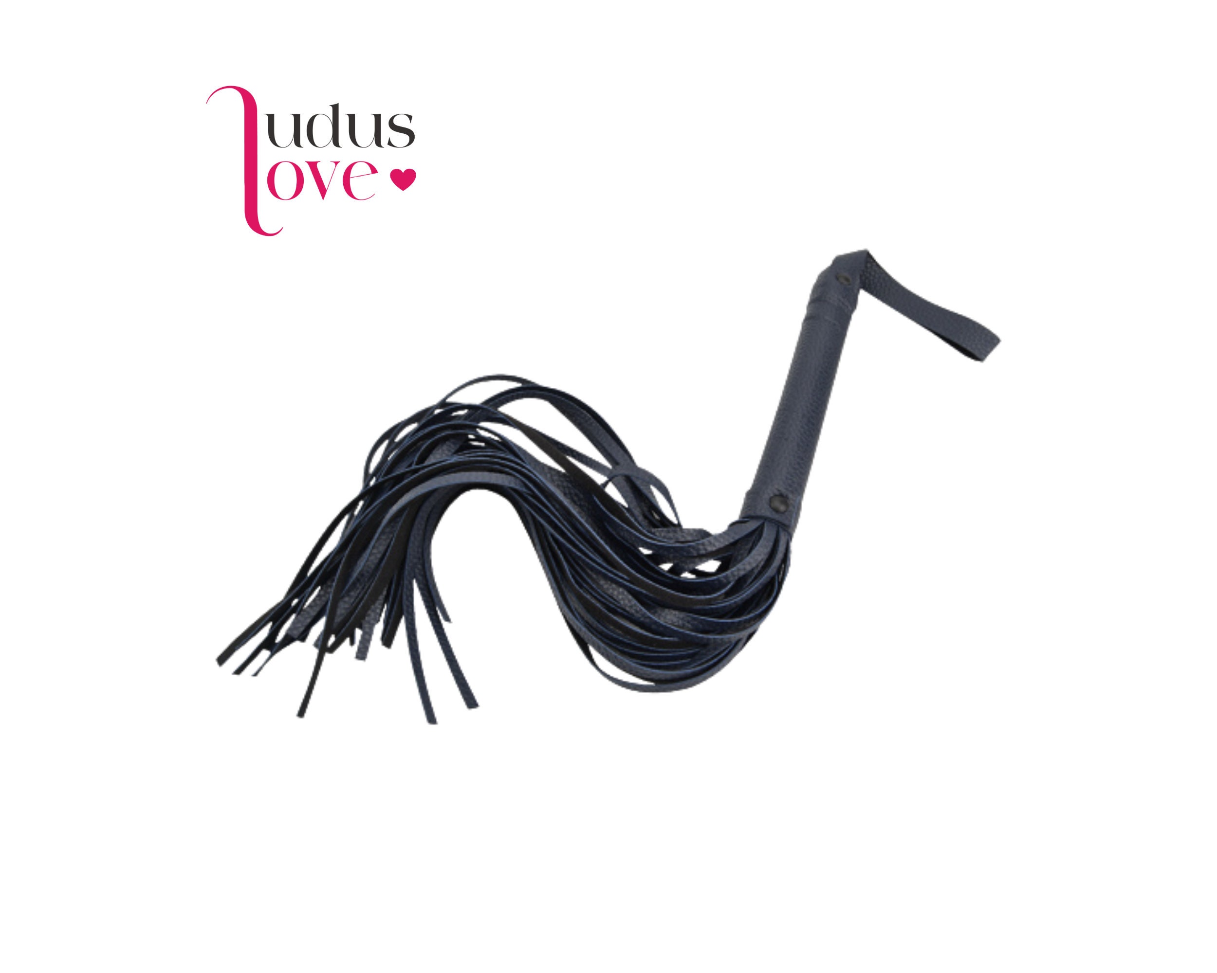 Flogger Cuir Suède Noir – Impact BDSM, Occasion