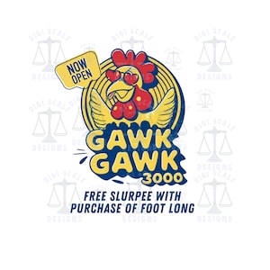 Lustig Erwachsener Humor Gawk Gawk 3000 SVG = PNG, unangemessene Glizzy Gobbler svg png Dateien