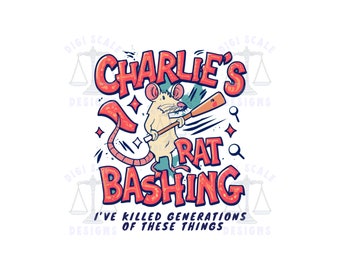 Always Sunny Charlie Rat Bashing Funny SVG + PNG, Mac Dennis Sweet Dee Frank Philadelphia svg png File