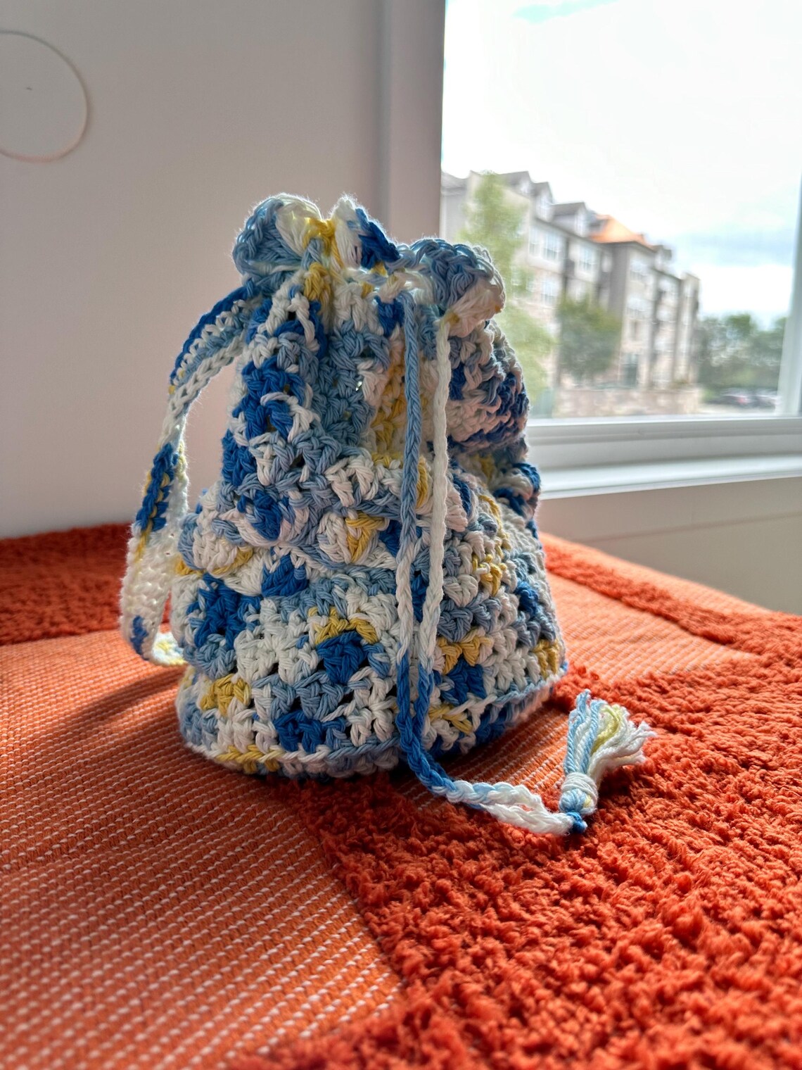 Colorful Drawstring Bag - Etsy