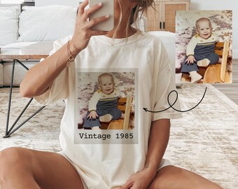 Custom 40th Birthday Shirt, Vintage 1985 Shirt, Vintage Custom Year Birthday Shirt, 30th 40th 50th Birthday Gift, Retro 30th Birthday Tee