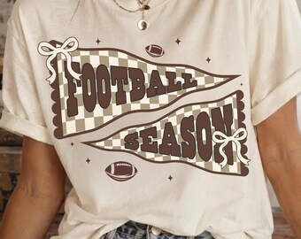 Football Season Game Day Shirt, Football Mom Shirt, Football Fall Season Tee, Sports Mom, Game Day Shirt, Gift for Mom, Shirt Women Football