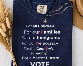 Vote Shirt, Election 2026 Subtle FDT Shirt, Vote It Matters Shirt, Anti Trump Tee, Funny Hidden Message Tee, Voter Vote Day, Political shirt