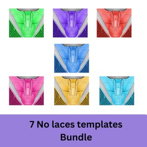 Sneaker Tumbler Template | No Laces Shoe Design, Canva (Digital Download)