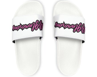 Women's PU Slide Sandals by DjGlamorous
