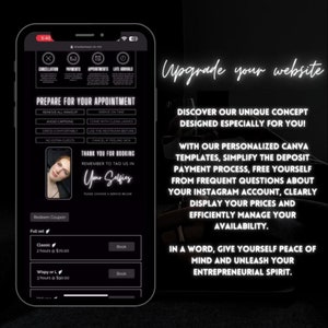 Lash Tech Acuity Scheduling Template | Simplify Your Brand!