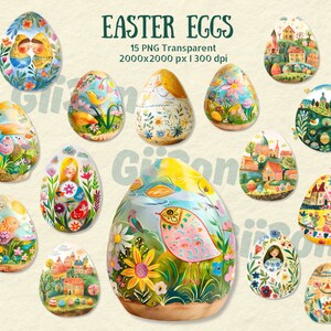 イースターエッグのクリップアート、イースター、フェスティバル、イースターフェスティバル、クリップアート、デジタルダウンロード、コマーシャル、