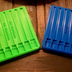 Metric long hex socket organizer