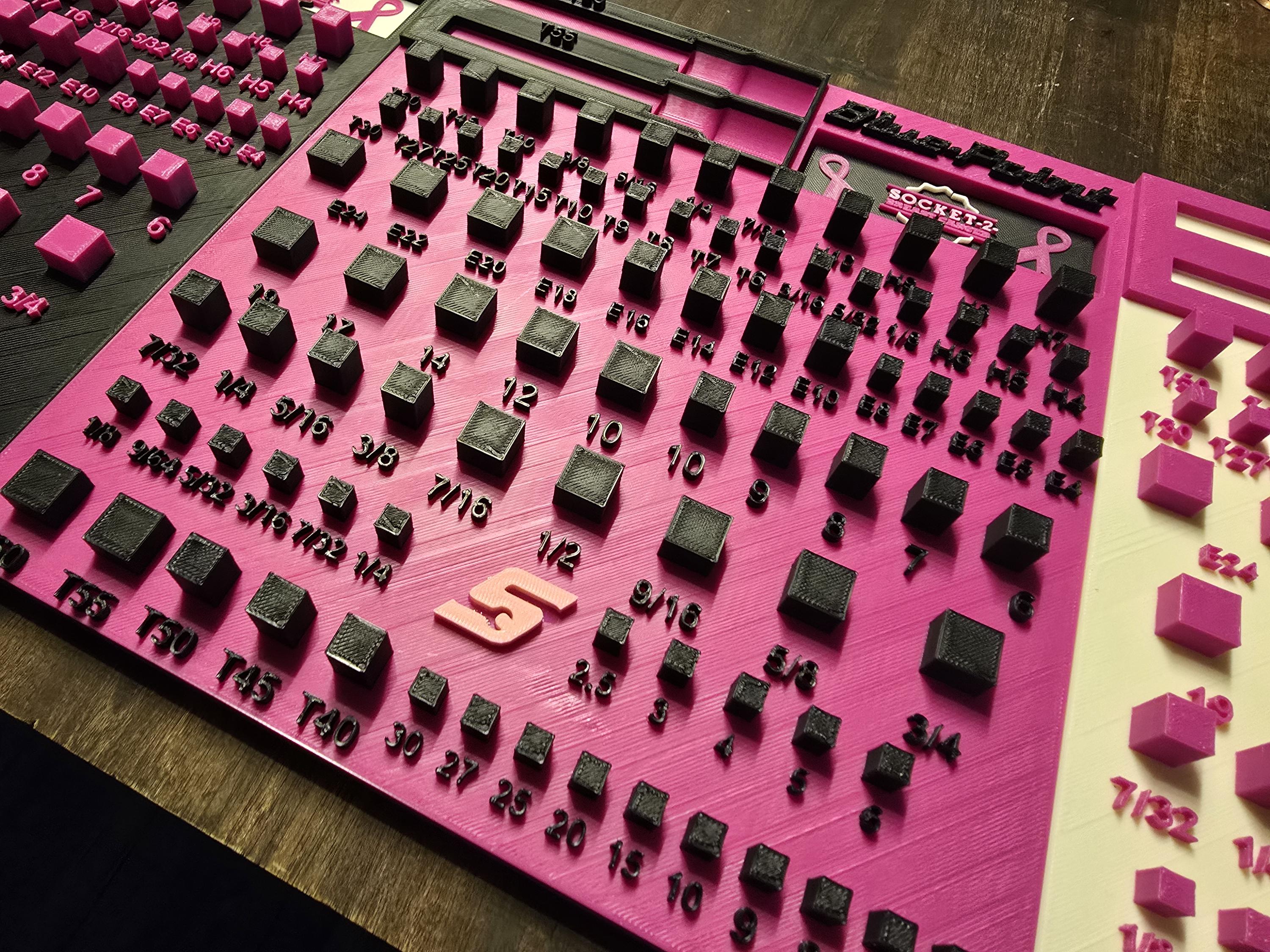 Blue Point 87 PC master hex and torx tray!! Breast Cancer Special edition!) (Tray only!!!)