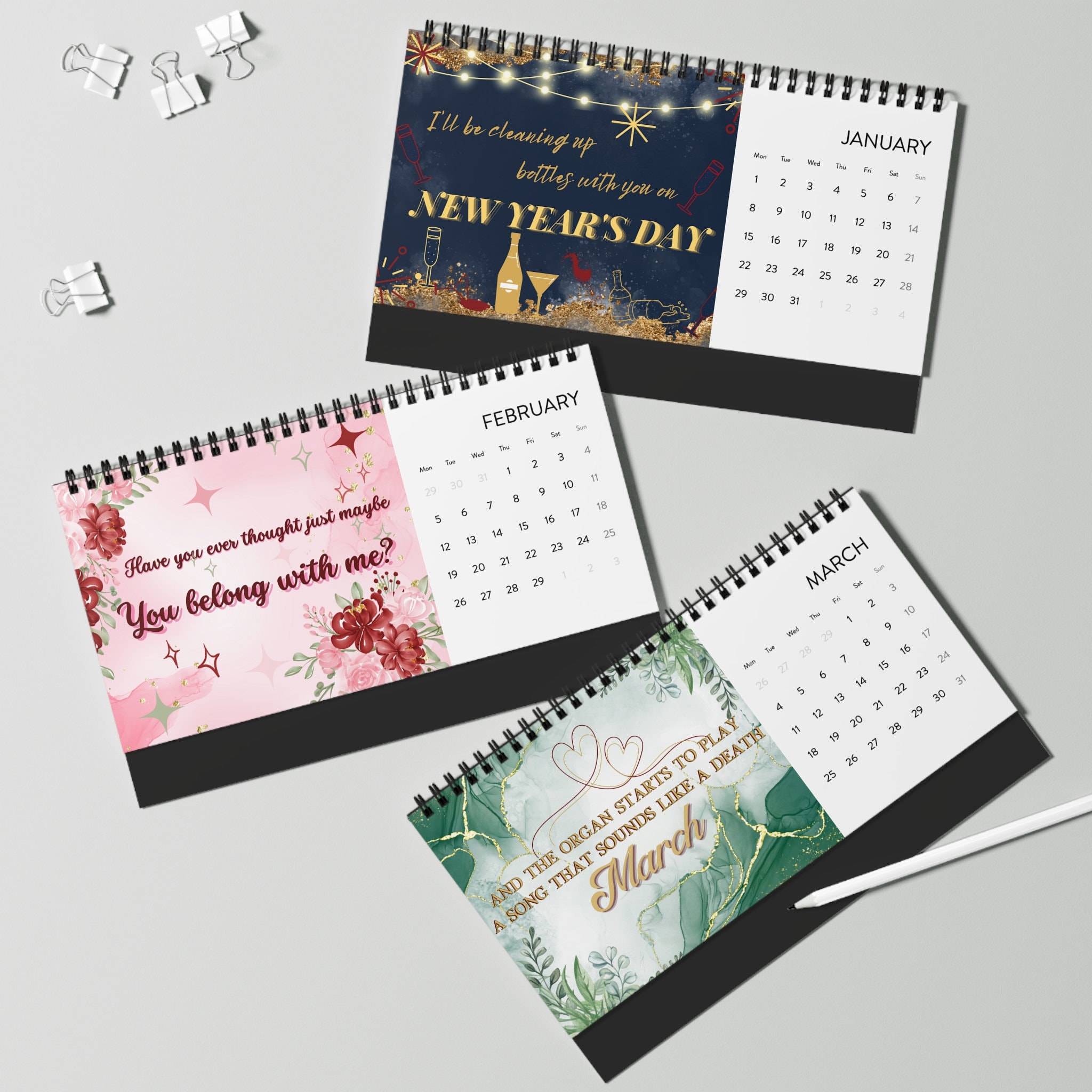 2024 Taylor's Version Desk Calendar – The Umbrella store