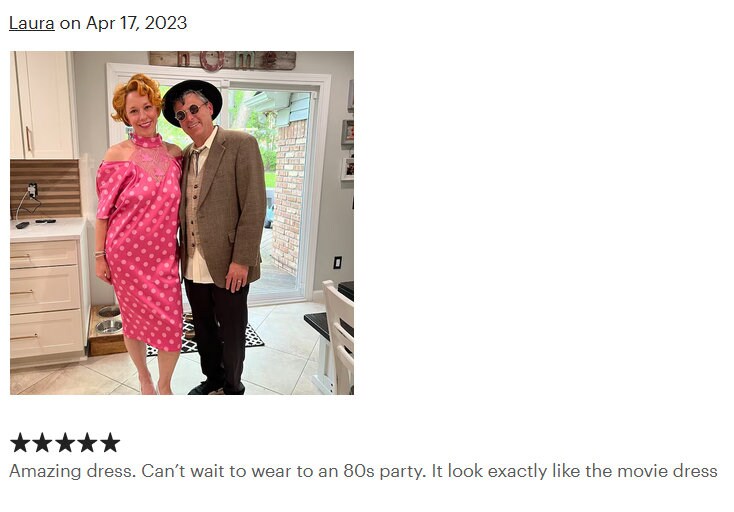 pretty in pink costume dress Andie Walsh Pink Dress Cosplay Costume by Molly Ringwald inspired Pret CoserZ