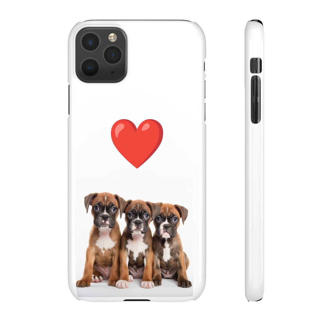 Cee L I Love My Boxer Phone Case Puppy Love Boxer Dog Gifts for Her
