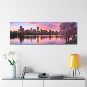 Ultrawide Boston Skyline Canvas Print - Urban Elegance for Your Space