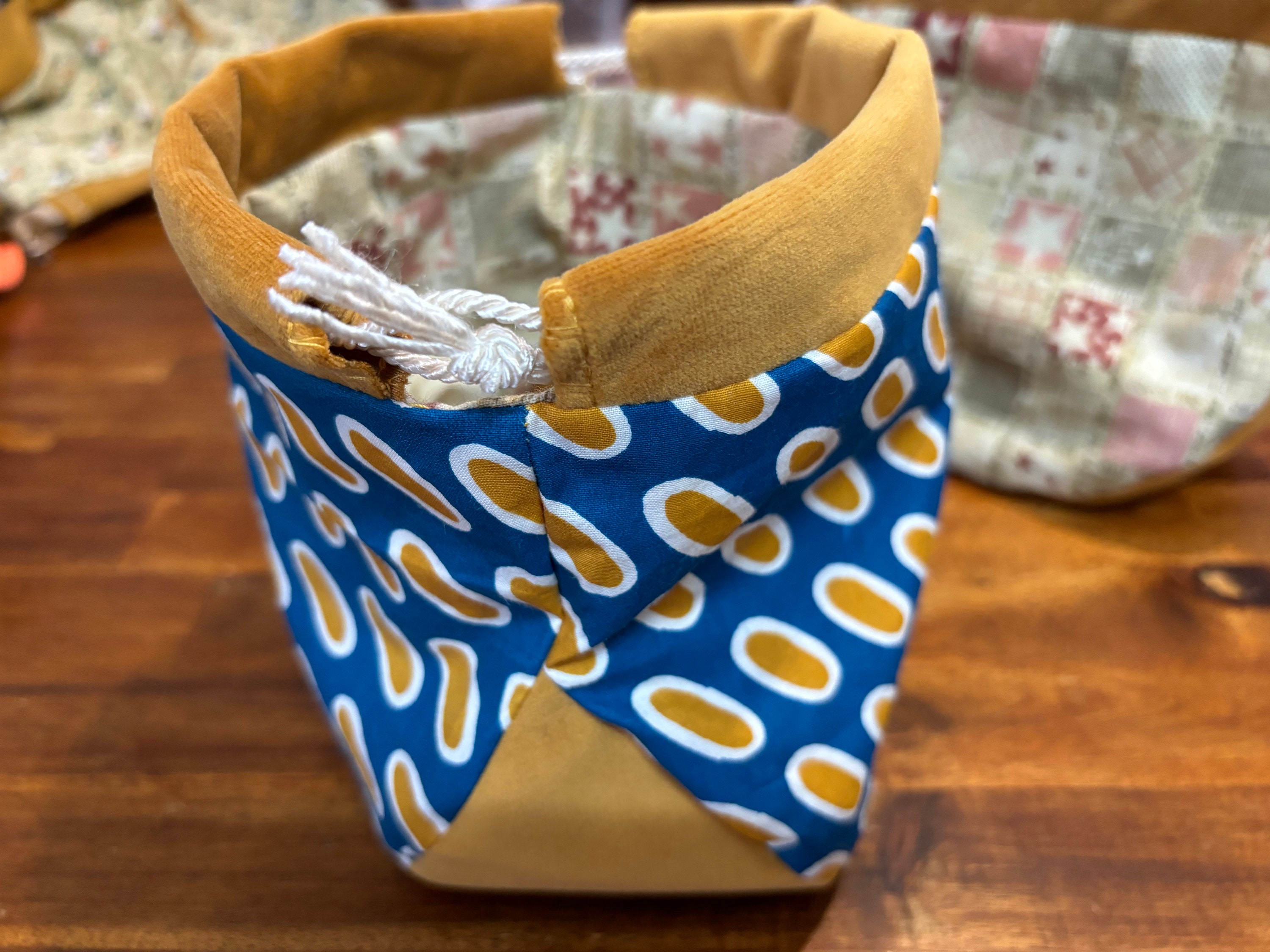 Reversible Drawstring Pouch Pattern, Reversible Pouch