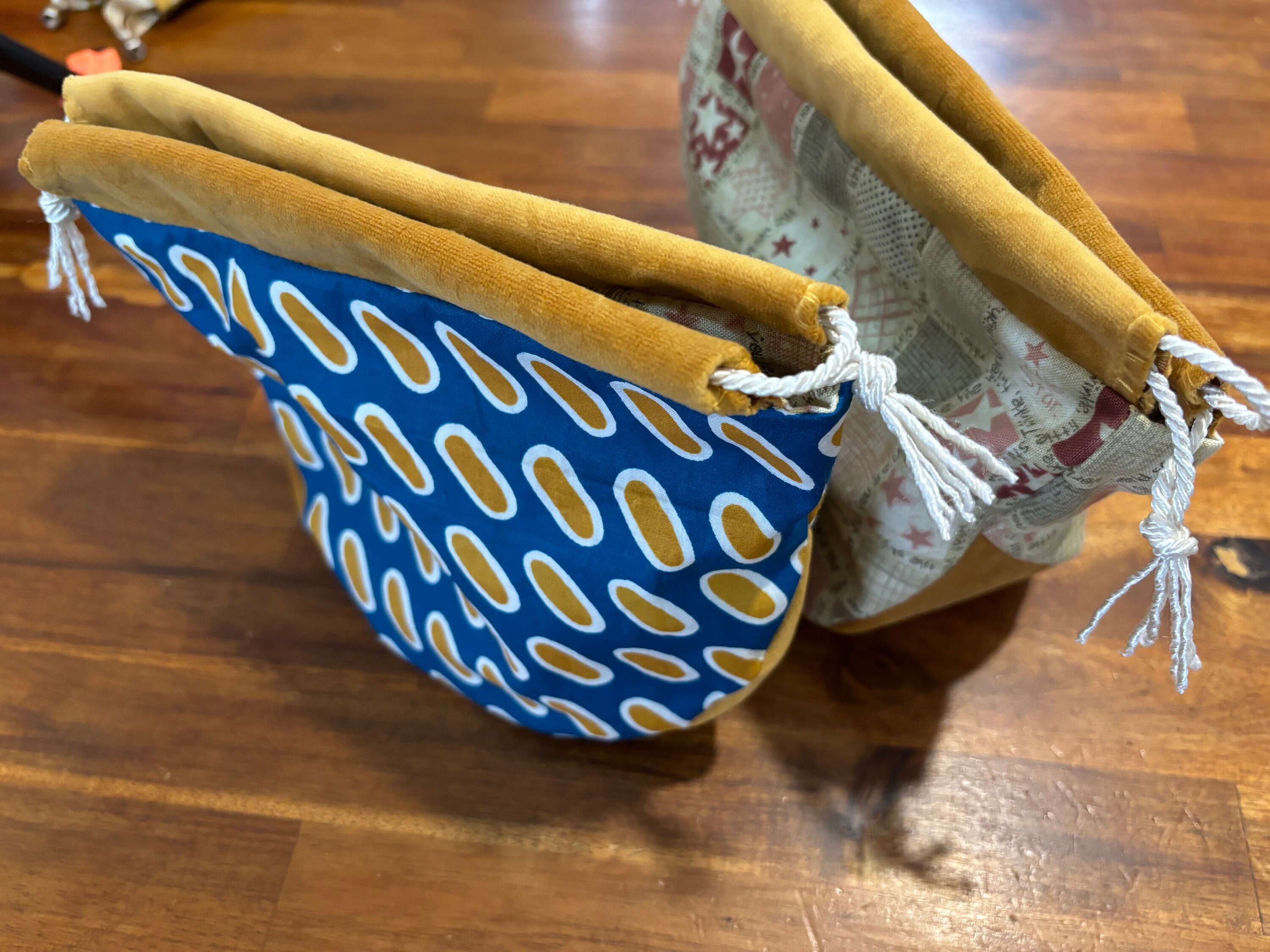 Reversible Drawstring Pouch Pattern, Reversible Pouch