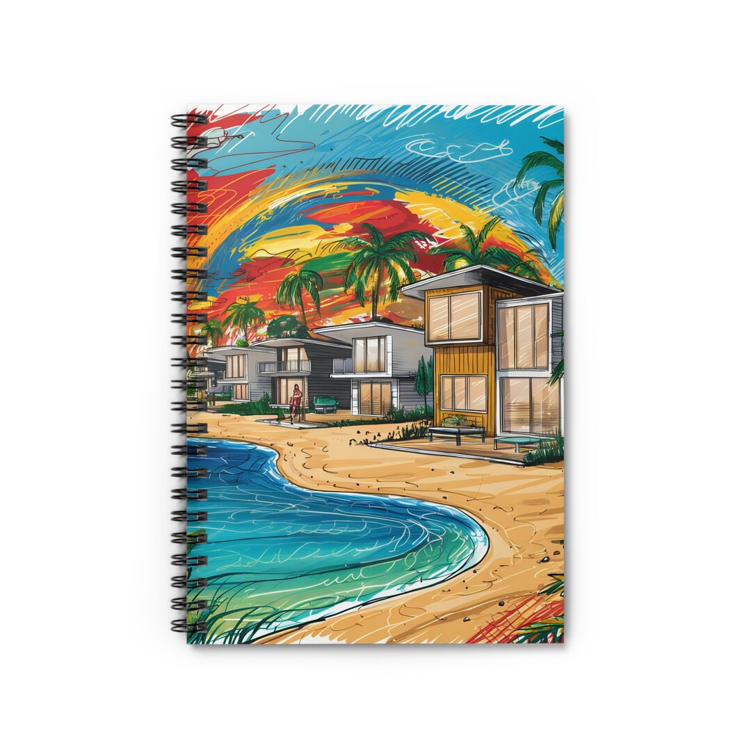 Spiral Notebook Ruled Line - Etsy