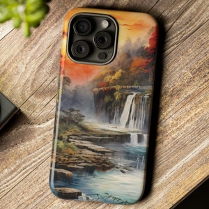 Phone Case Scenic Waterfall Phone Case, Waterfall  Phone Case Unique Trendy Galaxy Pixel IPhone