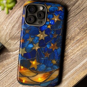 Stars Night Phone Case: Dual Layer Protective Cover