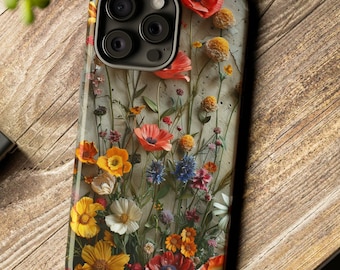 Floral Phone Case, Flowers Phone Case, iPhone, Pixel, Galaxy
