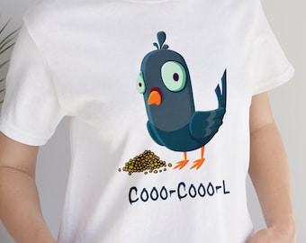Pigeon Shirt, Trendy Bird Lover T-Shirt for Men and Women, Gift for Bird Lovers, Gift for Pigeon Person, novelty gift, pigeon merch