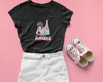Anime Liebe Shirt, japanisches T-Shirt, Otaku Geschenk