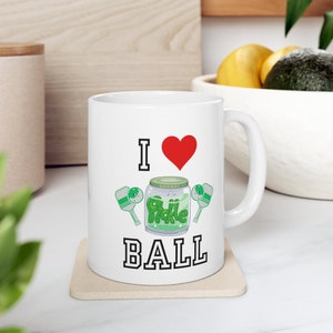 Pickleball Mug, Gift for Pickleball Enthusiast, Pickle Ball lover gift, Holiday gift ideas, pickleball player tee, National pickleball month