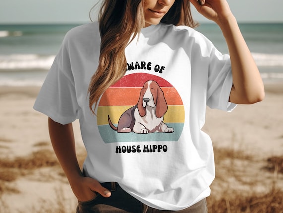 Buy Basset Hound Shirt House Hippo T shirt Dog Tee Gift for Basset Mom or Dad Basset Hound Gift Animal Lover Apparel Dog Owner Shirt Online in India Etsy