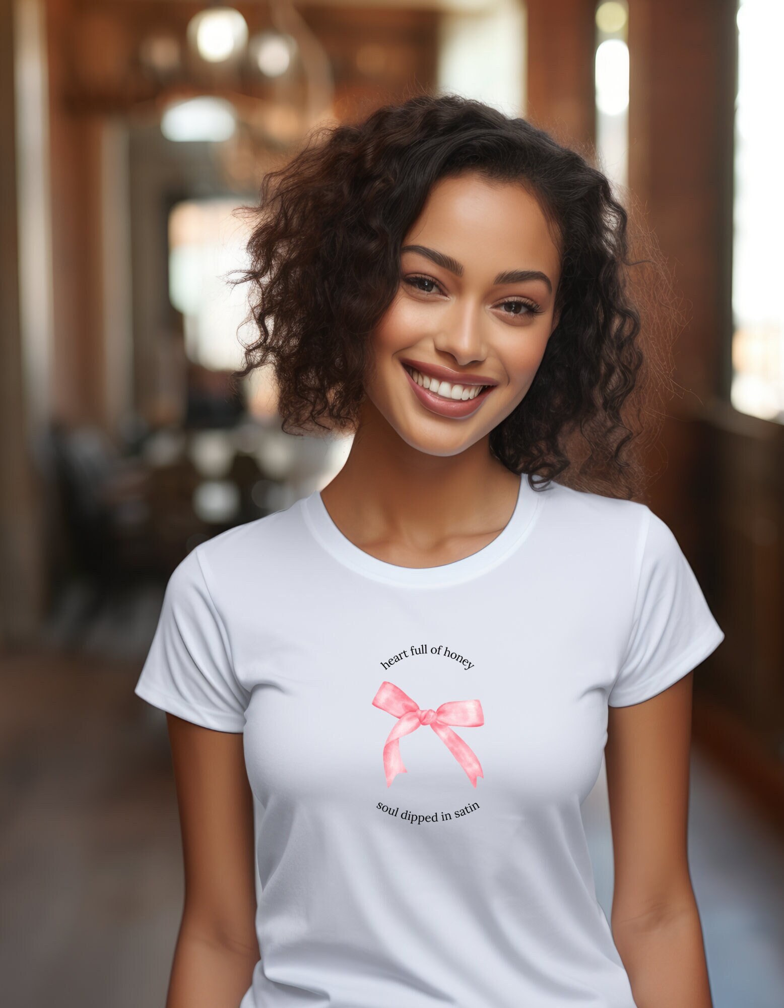 Coquette Aesthetic Bow Shirt, Charming and Chic, Coquette Aesthetic Bow Shirt for Effortless Style Great gift for her