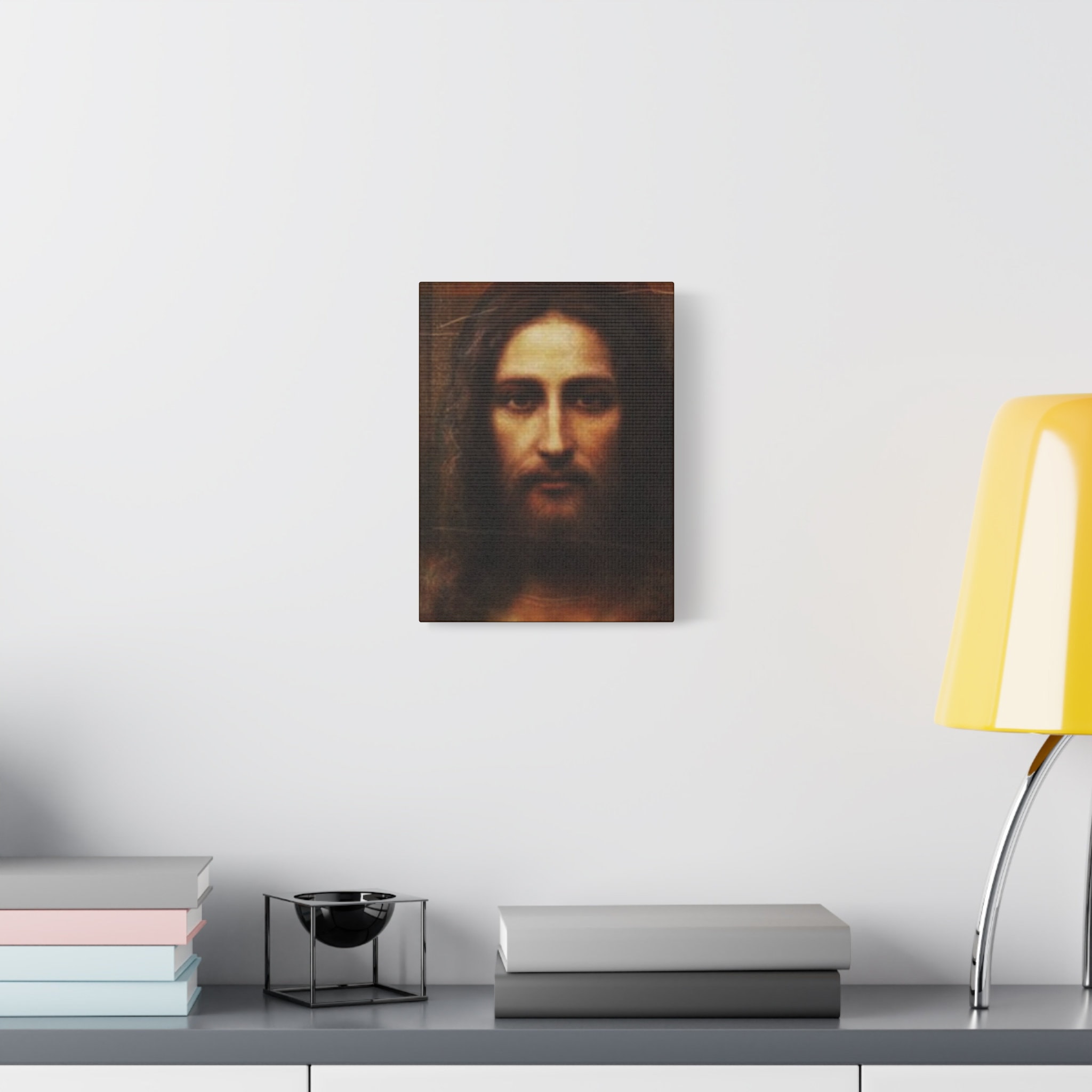Holy Face of Jesus Wall Hanging 9x12, Holy Face of Jesus Canvas, Catholic Art, Traditional ...