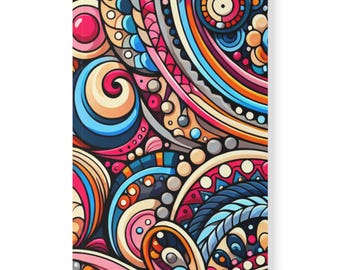 A5 Softcover Notebook, Vibrant Colors, Lined Paper, Flexible Spine, Gift for Students, Artists, Daily Use, Special Occasions,