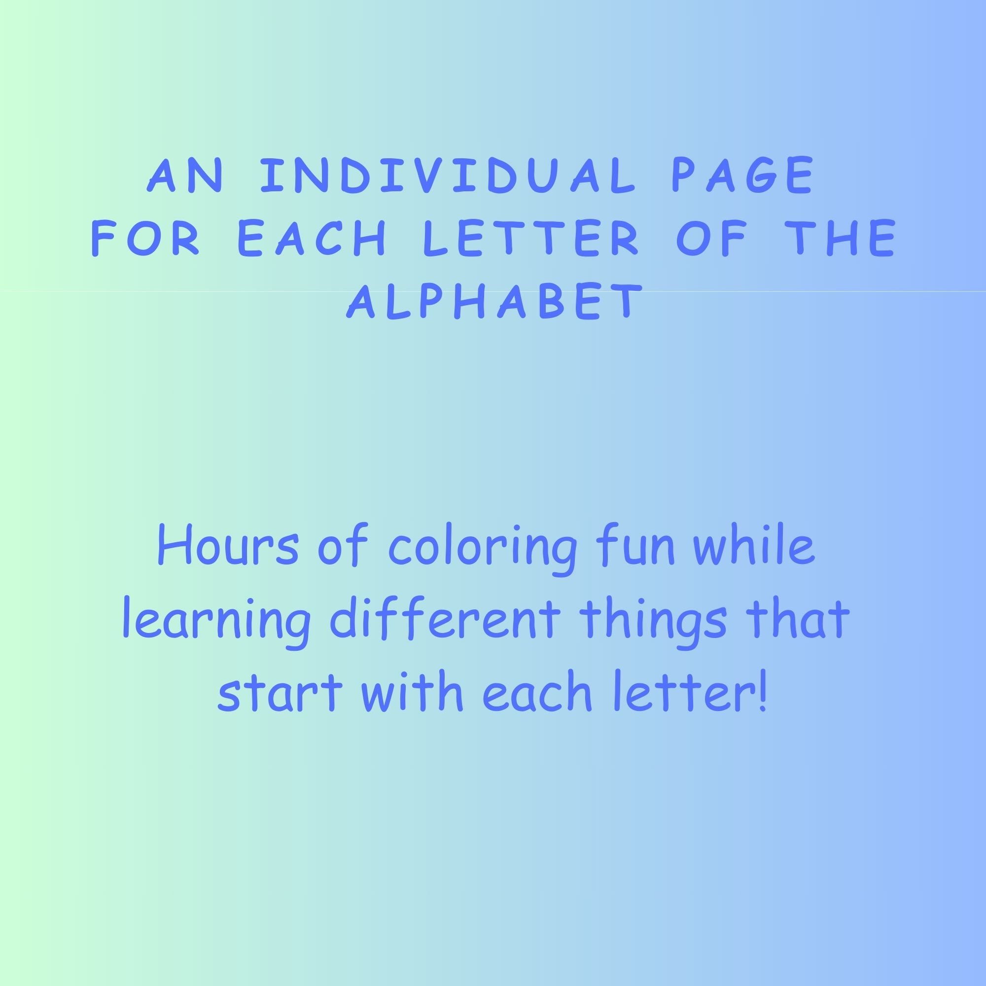 Printable Learning Alphabet Coloring Sheets Etsy