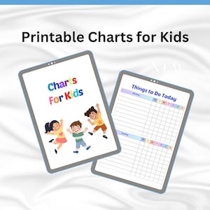 Printable Charts for Kids:  Chore, Behavior, Allowance, Things To Do