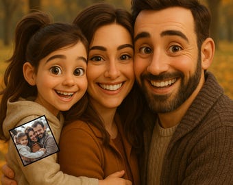 Pixar Style Portrait from Photo, Cartoon Couple, Become a Pixar Character, Cartoon from photo, Family Portrait, 3D portrait, Cartoon Drawing