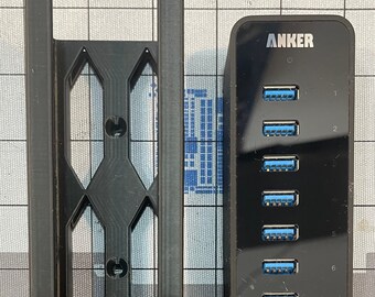 Mount for Anker AH221 7-Port USB 3.0 Data Hub with Built-in Charging Port