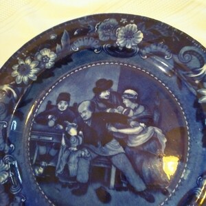 Wilkie&#39;s Valentine Historical Staffordshire Clews Plate. C1830&#39;s Good Cond