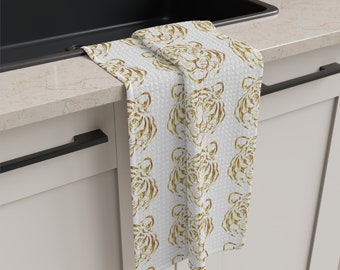 Golden Tiger Soft Tea Towel