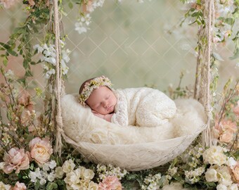 BABY floral gardenia JSK えんじ ヘッドドレス セット BABY floral