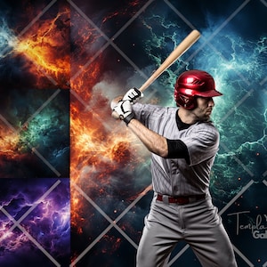 30 digitale Blitz-Kulissen, perfekt als Sport-Hintergrund für Softball, Tennis Poster, Basketball, Football, & Fußball-Banner, Photoshop
