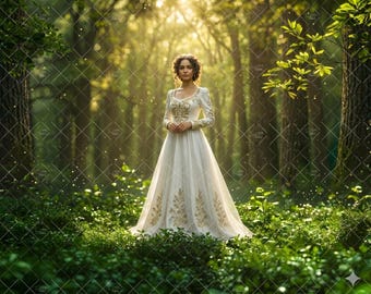 Enchanted Forest Digital Backdrop, Magical Woodland Photography Background, Fantasy Nature Composite Overlay, Fairytale